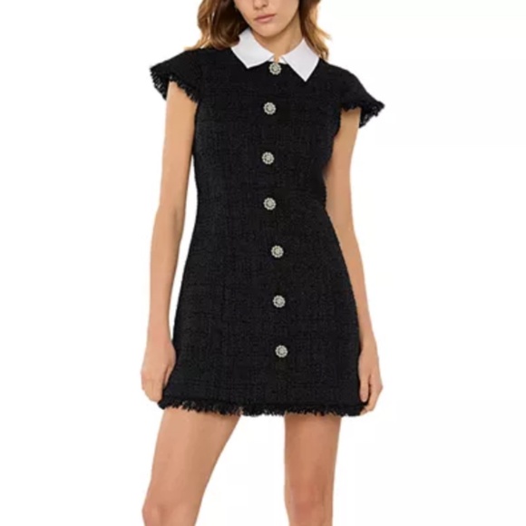 LIKELY Riello Dress mini black tweed - Picture 2 of 10